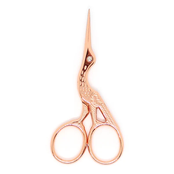 Scissors Stork Rose Gold, 9 cm