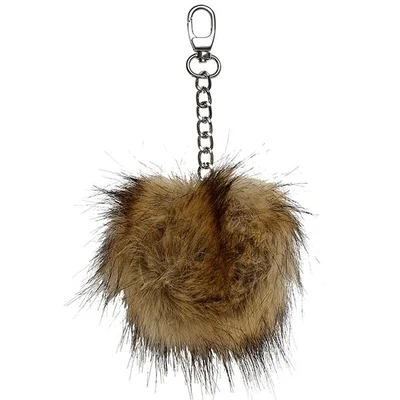 Go Handmade Pompon with metal chain, 11 cm