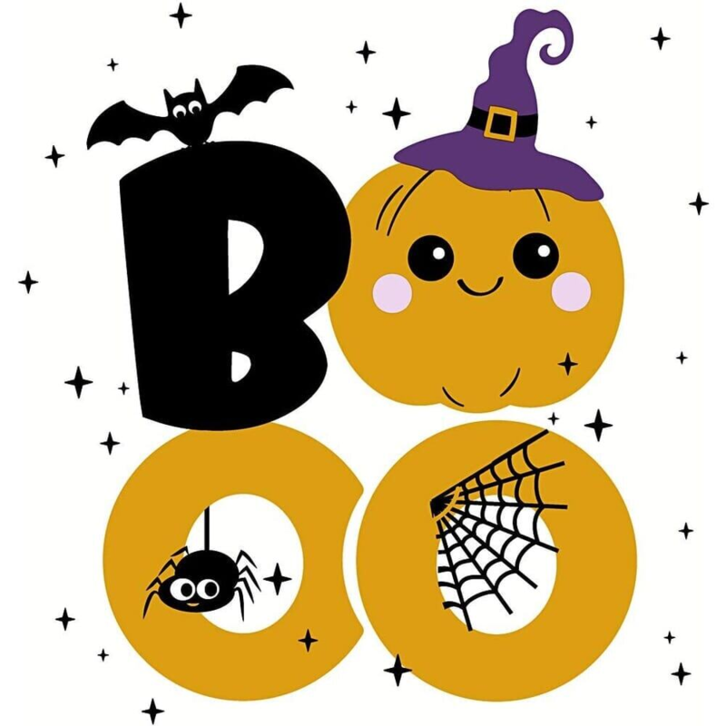 Napkins, Halloween, 13" x 13", 20 pcs. Boo