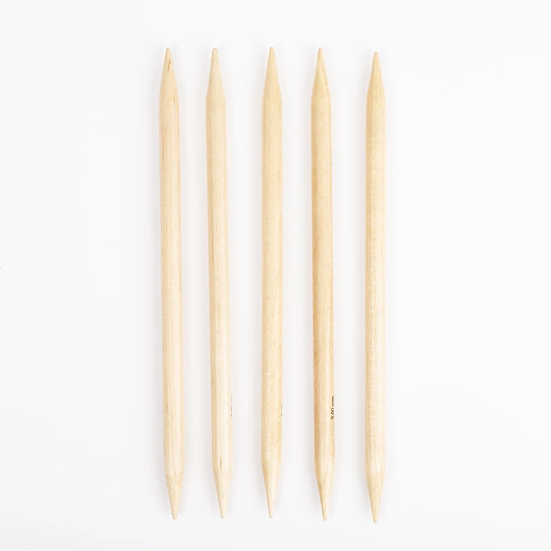 DROPS Basic Double Pointed Needles Wood 20 cm (5.50-12.00 mm)