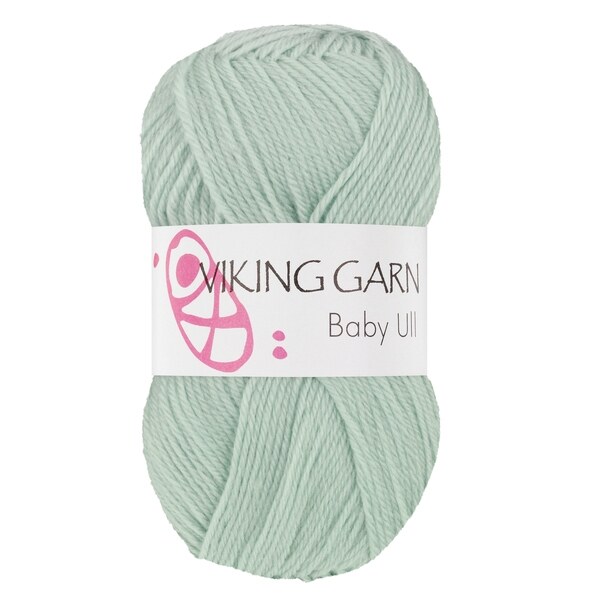 Viking Baby Ull 337 Light mint green