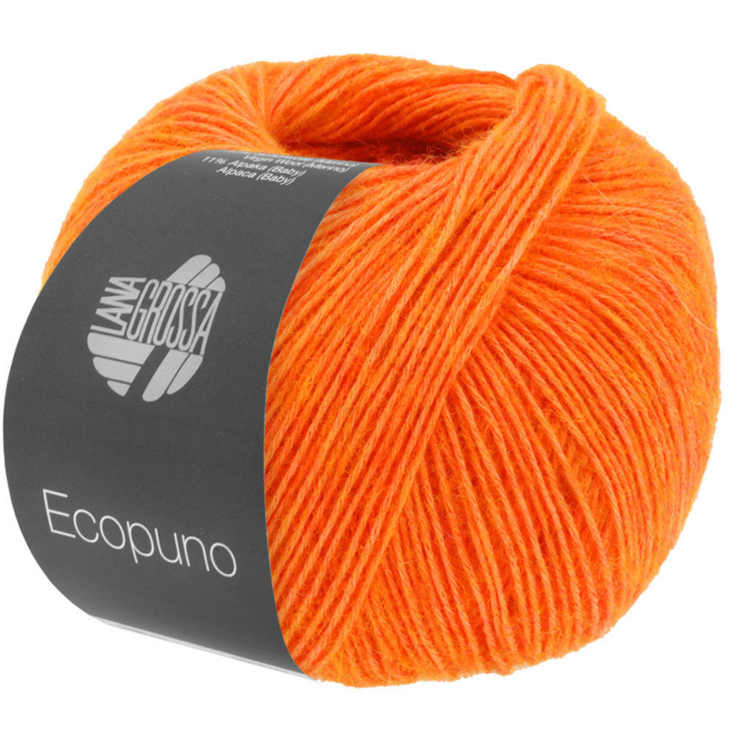 Lana Grossa Ecopuno 89 Bright orange