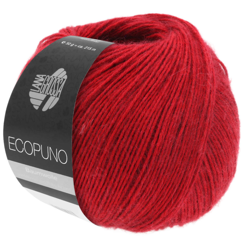 Lana Grossa Ecopuno 47 Cherry red