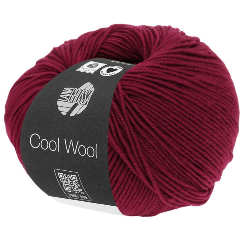 Lana Grossa Cool Wool 468 Wine red