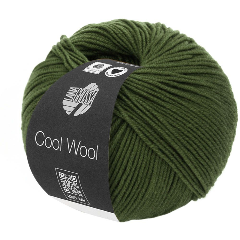 Lana Grossa Cool Wool 2042 Dark olive green