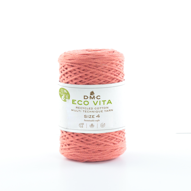 DMC Eco Vita 4 Yarn Unicolor 15 Salmon