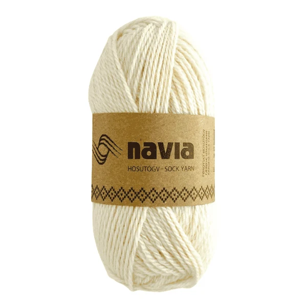 Navia Sock Yarn 501 White