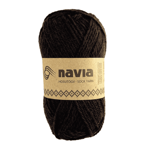 Navia Sock Yarn 505 Dark brown