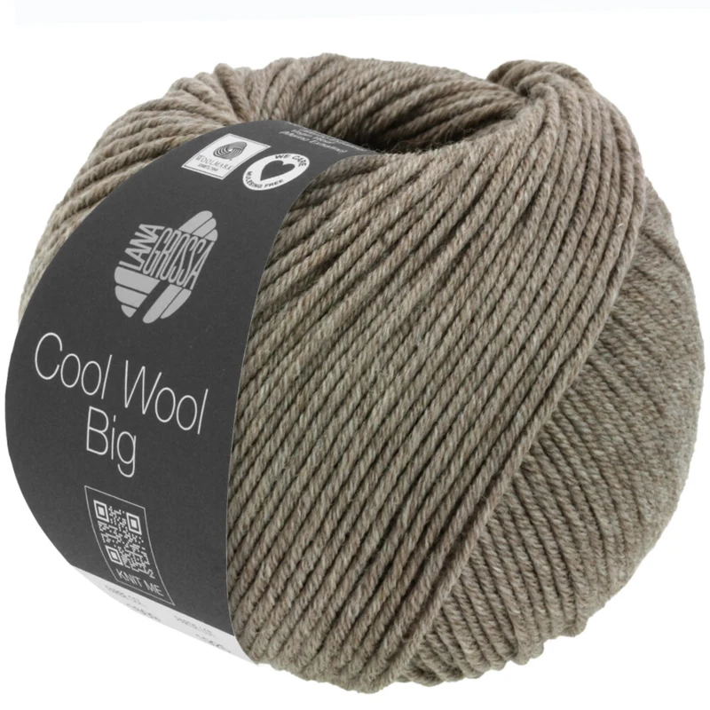 Lana Grossa Cool Wool Big 1626 Gray beige melange