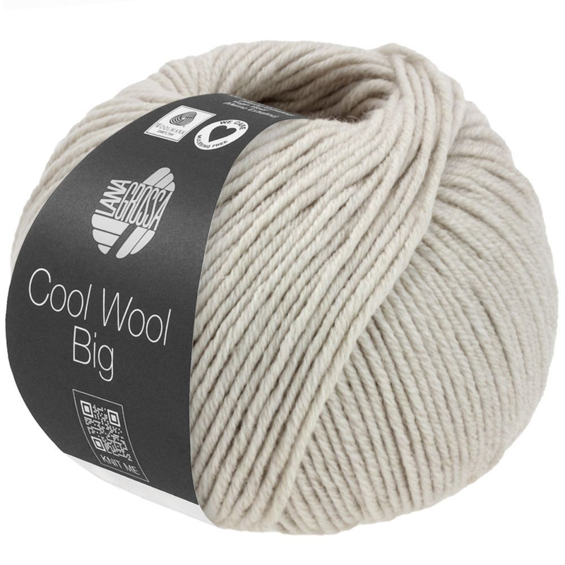 Lana Grossa Cool Wool Big 1691 Greige melange