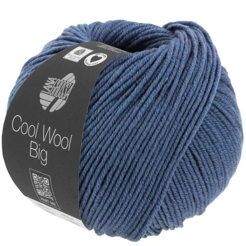 Lana Grossa Cool Wool Big 1627 Blue mottled