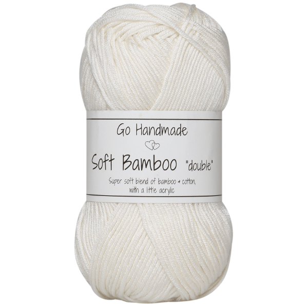 Go Handmade Soft Bamboo Double 17781 Ivory