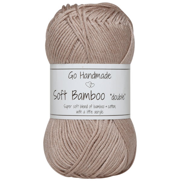 Go Handmade Soft Bamboo Double 17779 Pastel brown