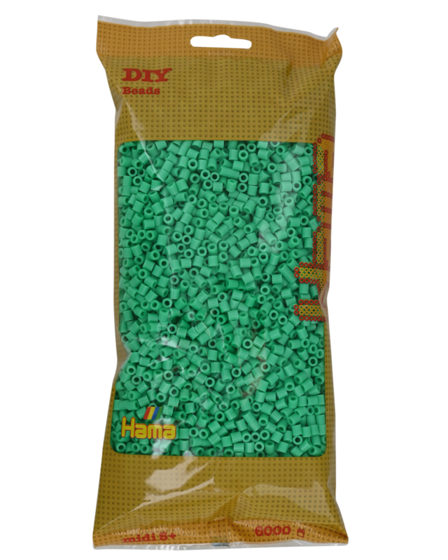 Hama Midi Beads, Solid colour, 6000 pcs 205-11 Light green