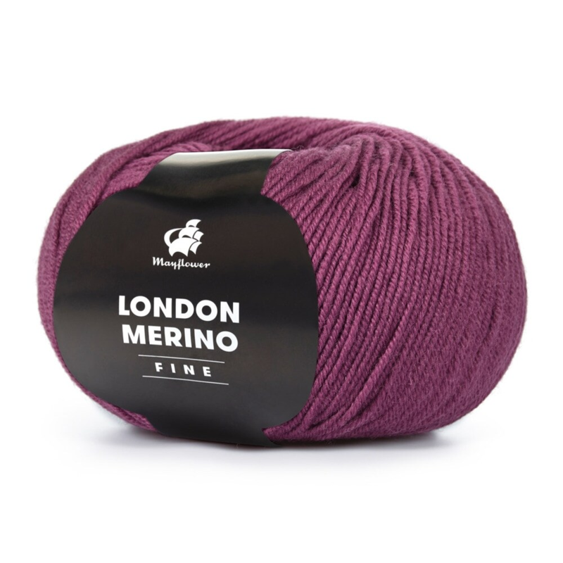 Mayflower London Merino Fine 014 Viktoria plum