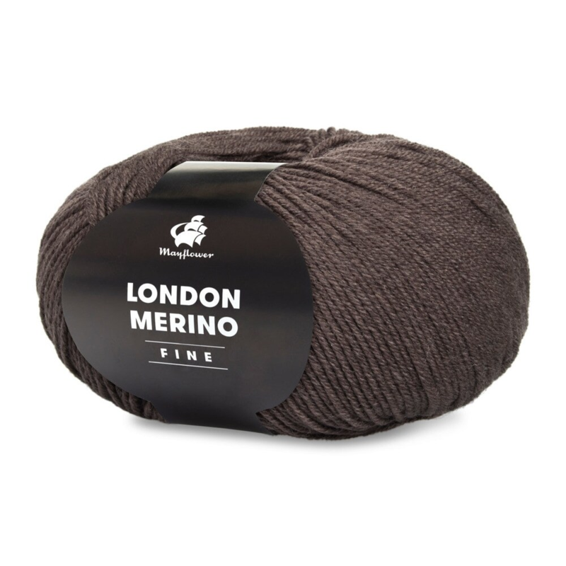 Mayflower London Merino Fine 007 Chocolate