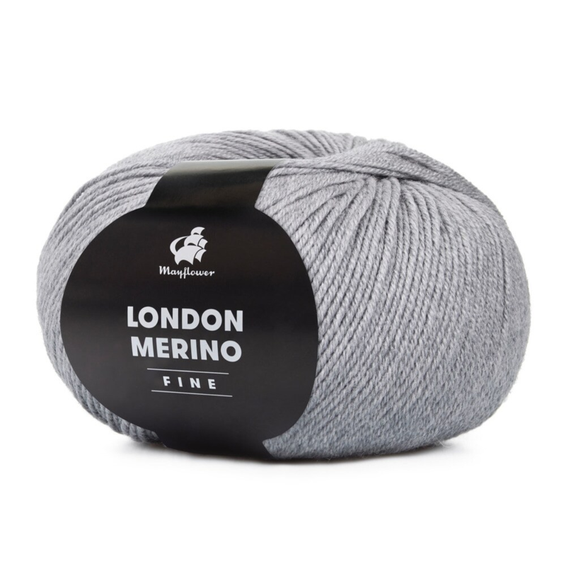 Mayflower London Merino Fine 037 Grey