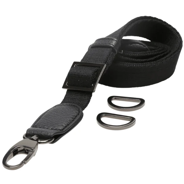 Go Handmade Bag Shoulder Strap, 85-125 cm (33.46-49.21 in) 22292 Black/dark grey