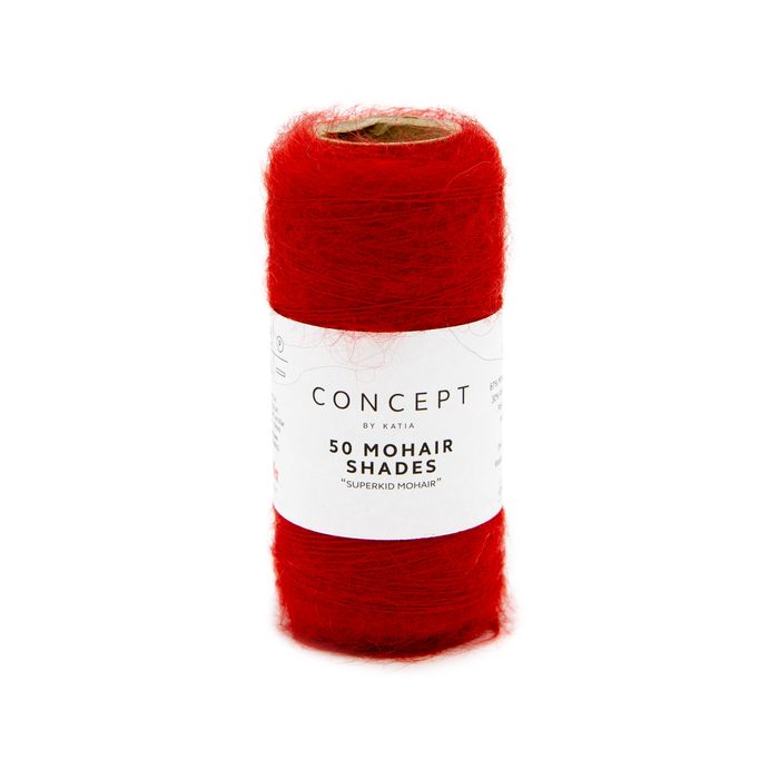 Katia 50 Mohair Shades 43 Red