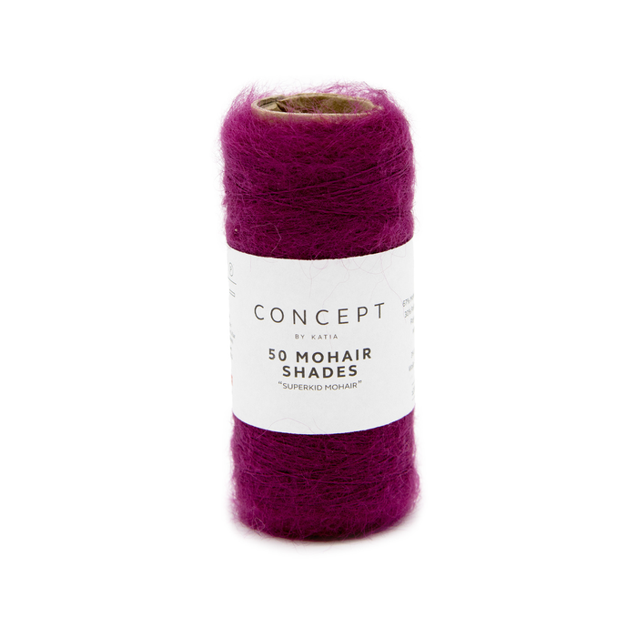Katia 50 Mohair Shades 39 Pearl blackberry