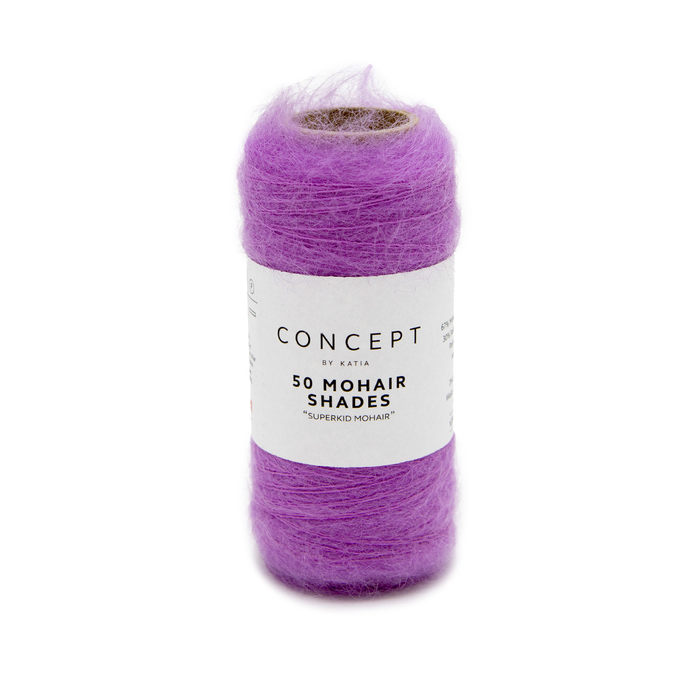 Katia 50 Mohair Shades 37 Mauve (lighter in person)