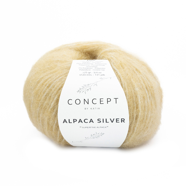 Katia Alpaca Silver 281 Ivory–silver