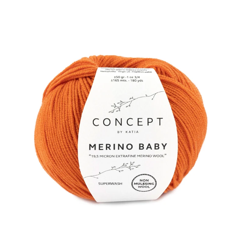 Katia Concept Merino Baby 049 Orange