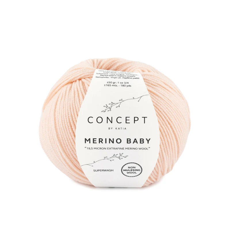 Katia Concept Merino Baby 081 Very light rose