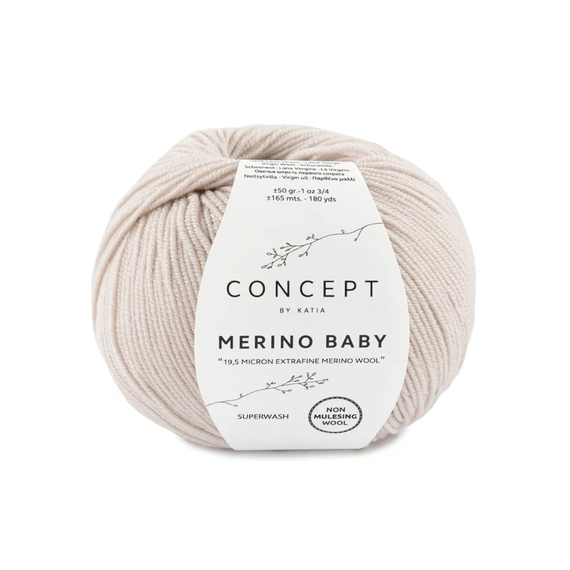 Katia Concept  Merino Baby 027 Light beige