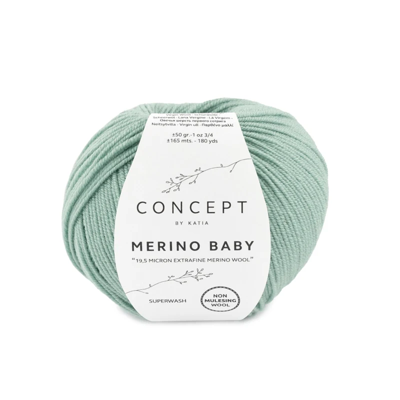 Katia Concept  Merino Baby 086 Mint green