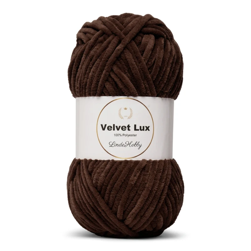 LindeHobby Velvet Lux 48 Chocolate brown