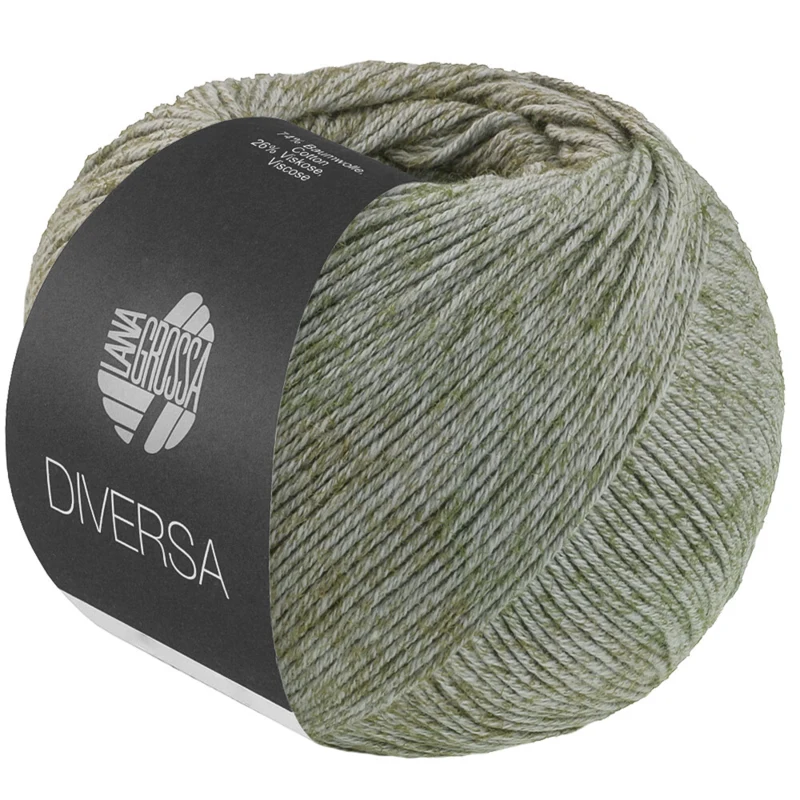 Lana Grossa Diversa 34 Turquoise gray