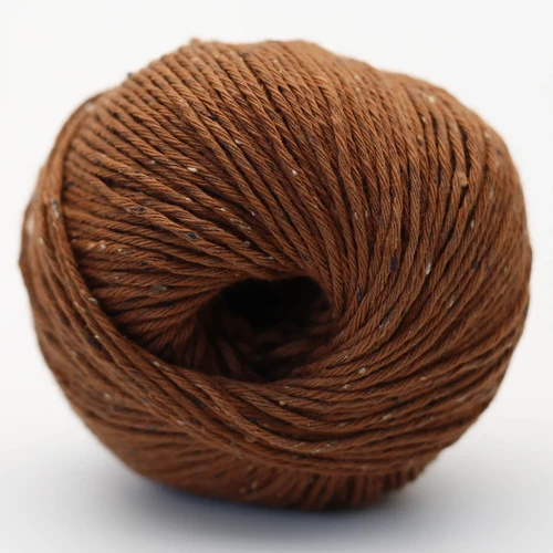 Erika Knight Gossypium Cotton Tweed 33 Walnut brown