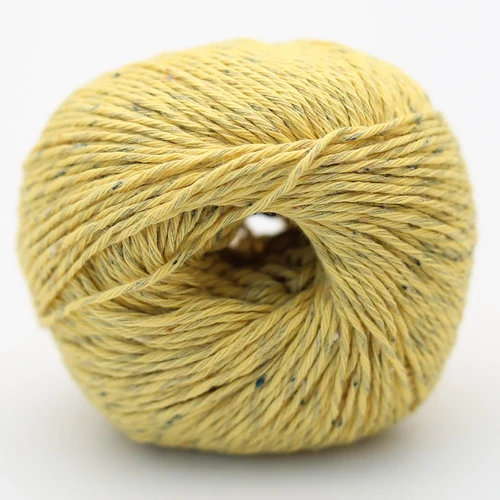 Erika Knight Gossypium Cotton Tweed 31 Lemon tart yellow
