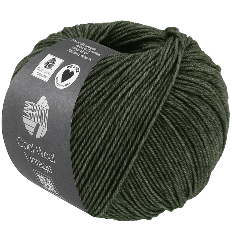 Lana Grossa Cool Wool Vintage 93 Forest green