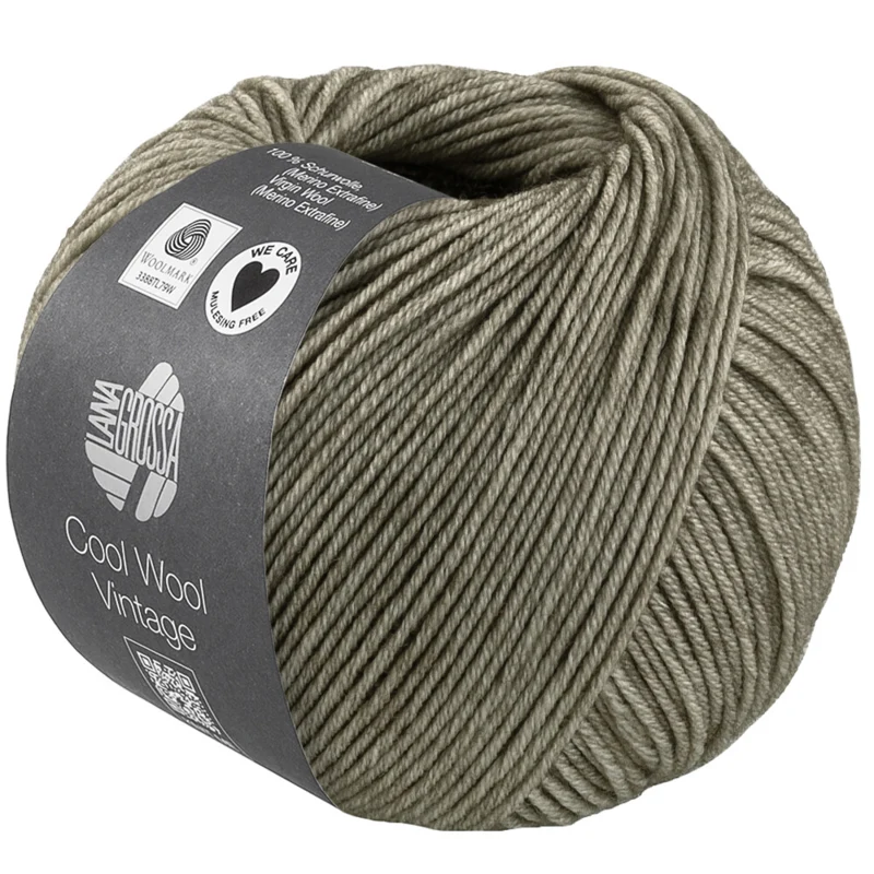 Lana Grossa Cool Wool Vintage 95 Cement grey