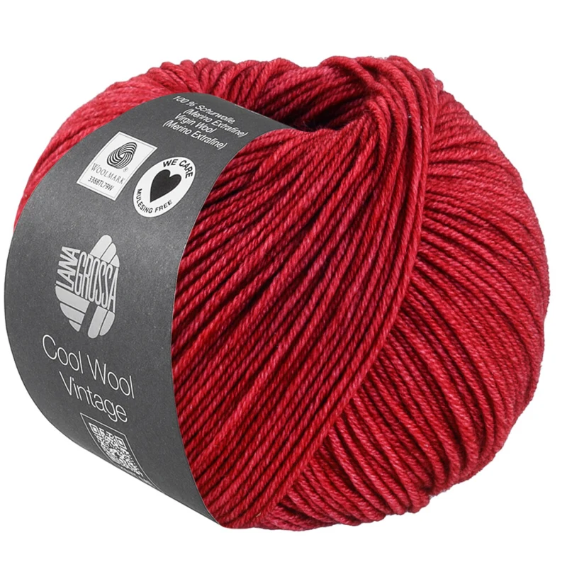 Lana Grossa Cool Wool Vintage 98 Fire red