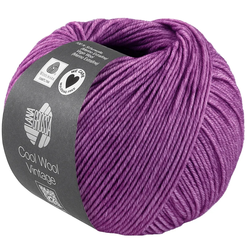 Lana Grossa Cool Wool Vintage 96 Red violet