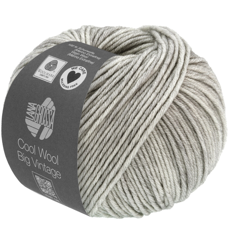 Lana Grossa Cool Wool Big Vintage 69 Light gray