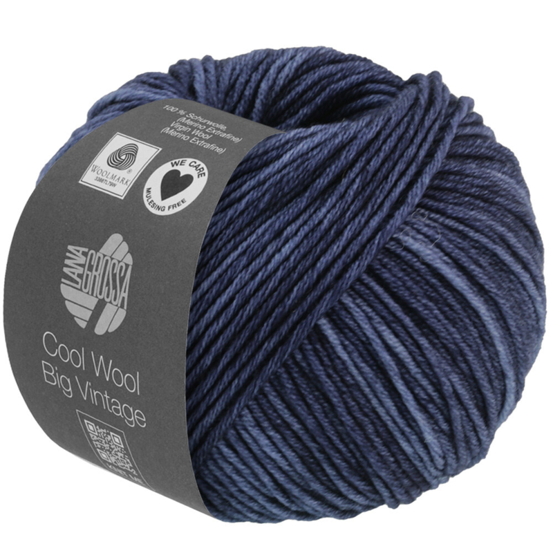 Lana Grossa Cool Wool Big Vintage 66 Dark blue