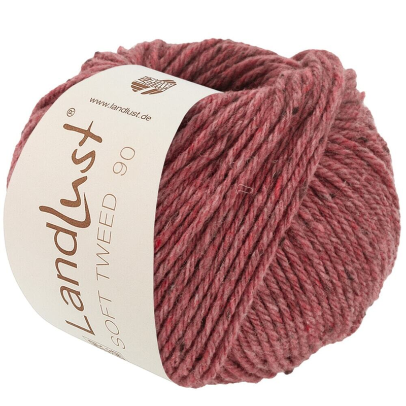 Lana Grossa Landlust Soft Tweed 90 28 Old rose heathered