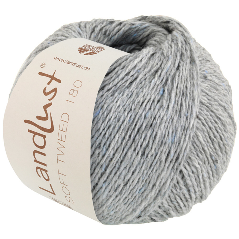 Lana Grossa Landlust Soft Tweed 180 117 Light gray