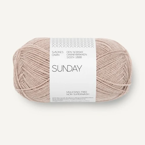 Sandnes Sunday 2650 Beige melange