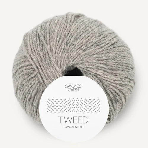 Sandnes Tweed Recycled 1085 Light Grey