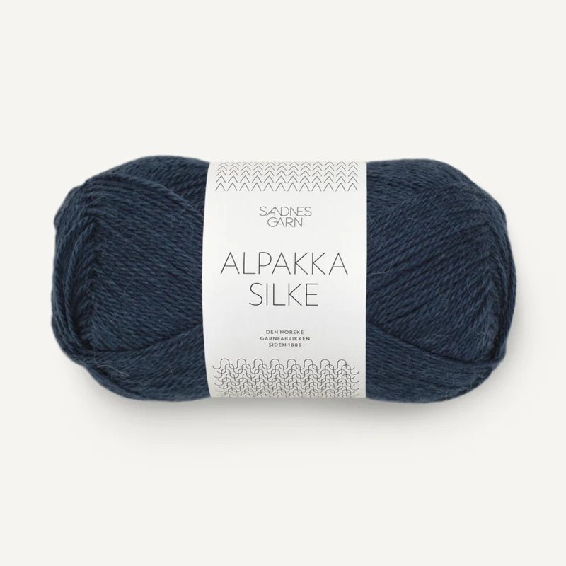 Sandnes Alpakka Silke 6081 Dark Grey Blue
