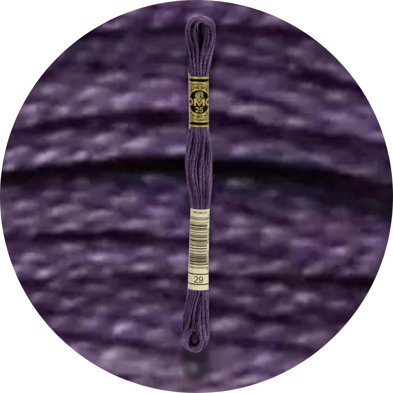 Mouliné Spécial 25, Blue/Purple 0029