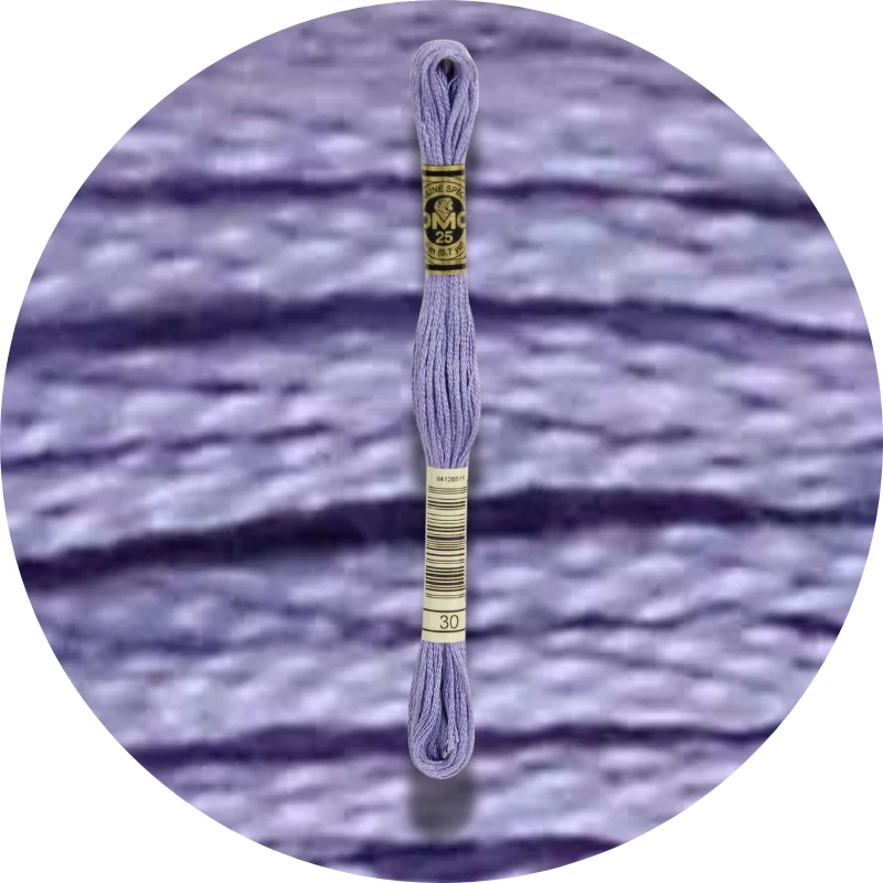 Mouliné Spécial 25, Blue/Purple 0030