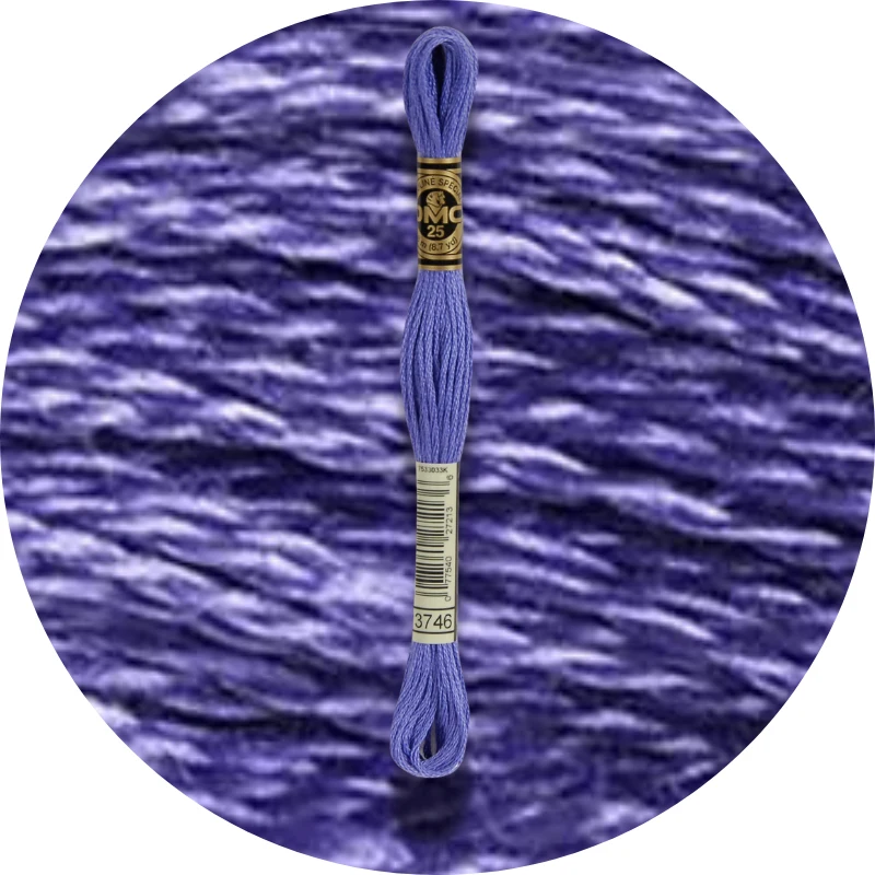 Mouliné Spécial 25, Blue/Purple 3746