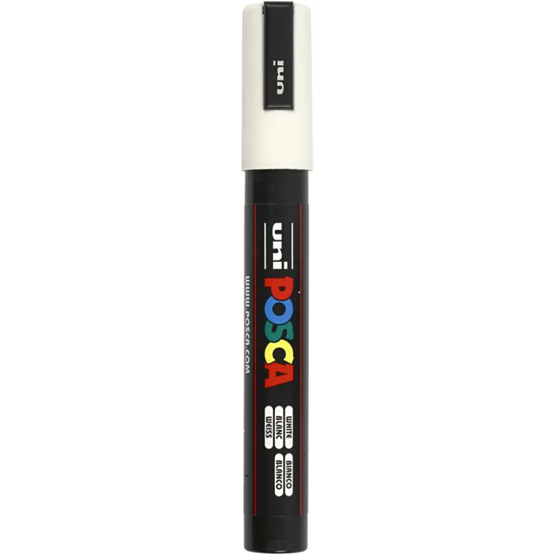 Posca Marker, 1.8-2.5 mm, 1 pcs. 01 White