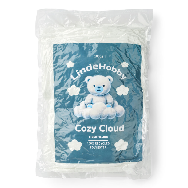 LindeHobby Cozy Cloud Recycled Fiber Filling 1000 g